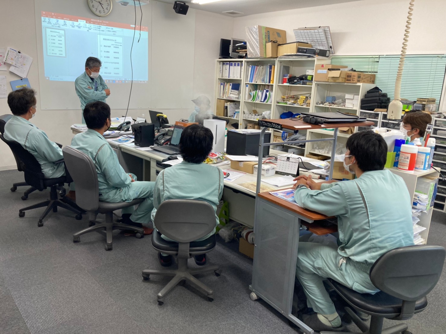 令和3年6月18日　佐賀支店　安全大会を開催いたしました。✜安全第一✜