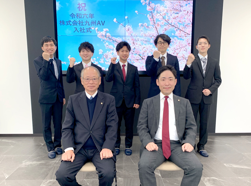 令和6年度　今年も新入社員を迎え入れました。